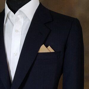 New - Khaki Tan Cotton Pre-Folded Pocket Square Handkerchief Insert